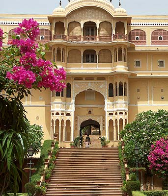 Le Samode palace, ancien palais du Maharajah de Jaipur (Rajasthan)