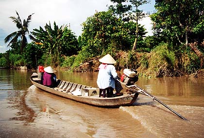 Le delta du Mkong au Vietnam