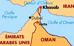 Carte des excursions  partir de Duba, cliquez pour agrandir
