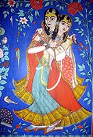 Peinture murale du Rajasthan