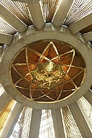Photo de la coupole du lotus Temple - Cliquez pour agrandir