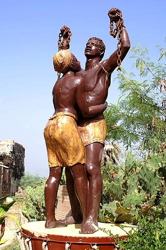 Statue de la libert offerte par la Guadeloupe aux Gorens