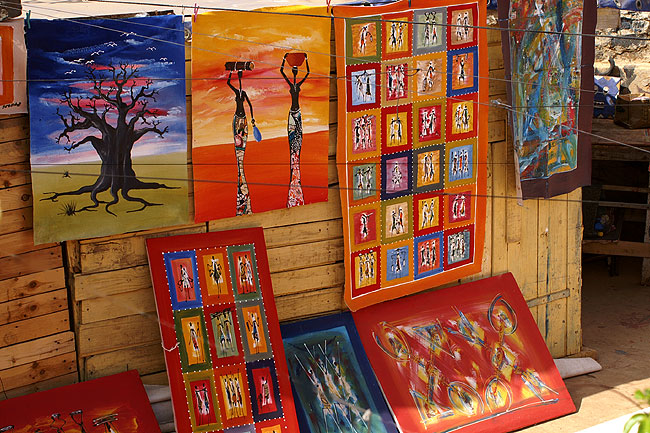 Tableaux de peintures Sngalaises