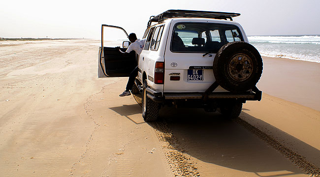 La plage du Paris-Dakar