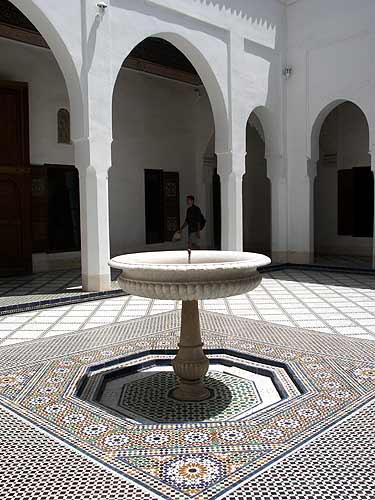 Photo du palais de la Bahia  Marrakech