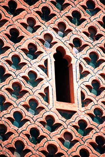 Photo d'un dtail de la mosque El Mansour de la kasbah de Marrakech