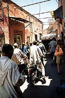 Rue de la Kasbah à Marrakech