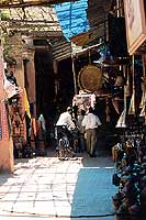 l'entre des souks de Marrakech