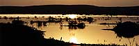 Coucher de soleil sur le lac