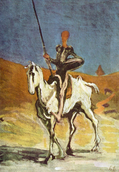 Cliquez sur suivante ou sur l'image pour voir un autre don Quichotte par Daumier
