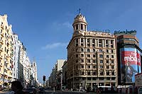 Voir Gran Via et son architecture - Cliquez sur la photo